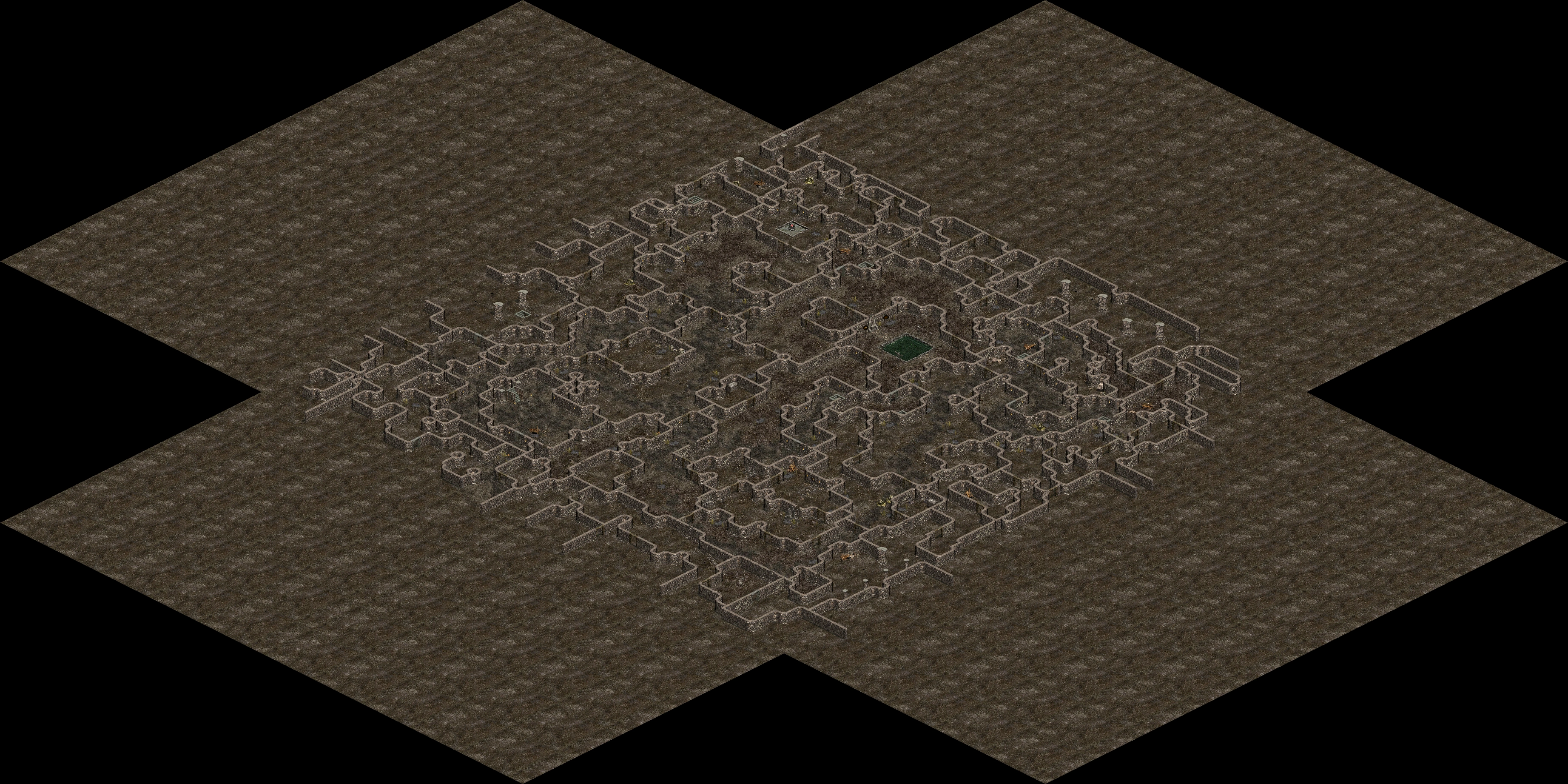Talking Island Dungeon 1f map