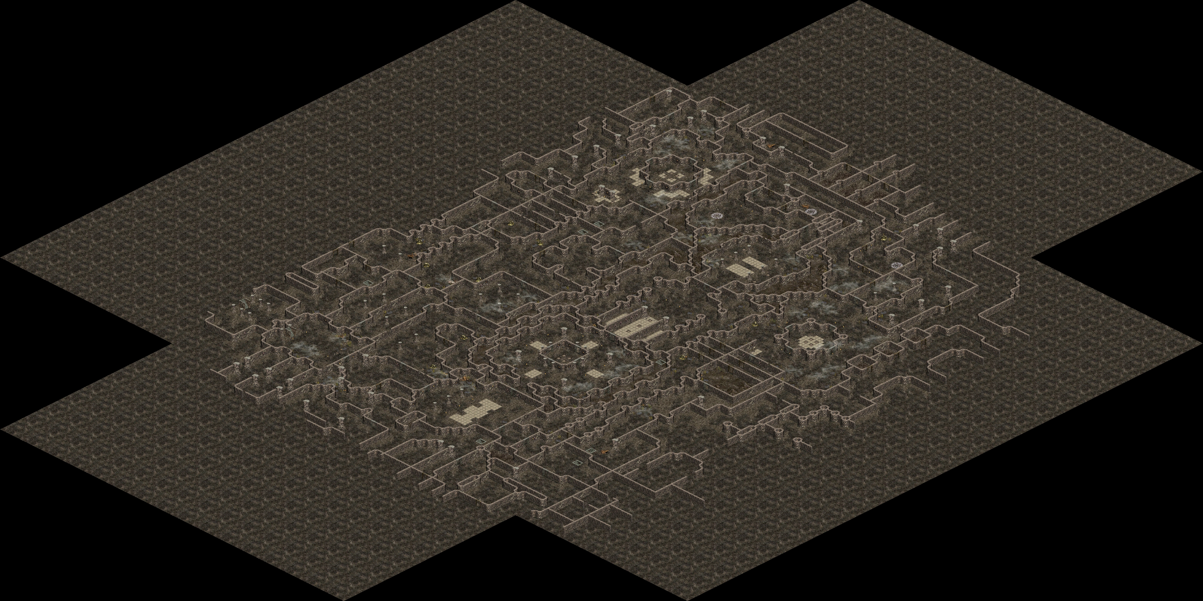 Talking Island Dungeon 2f map