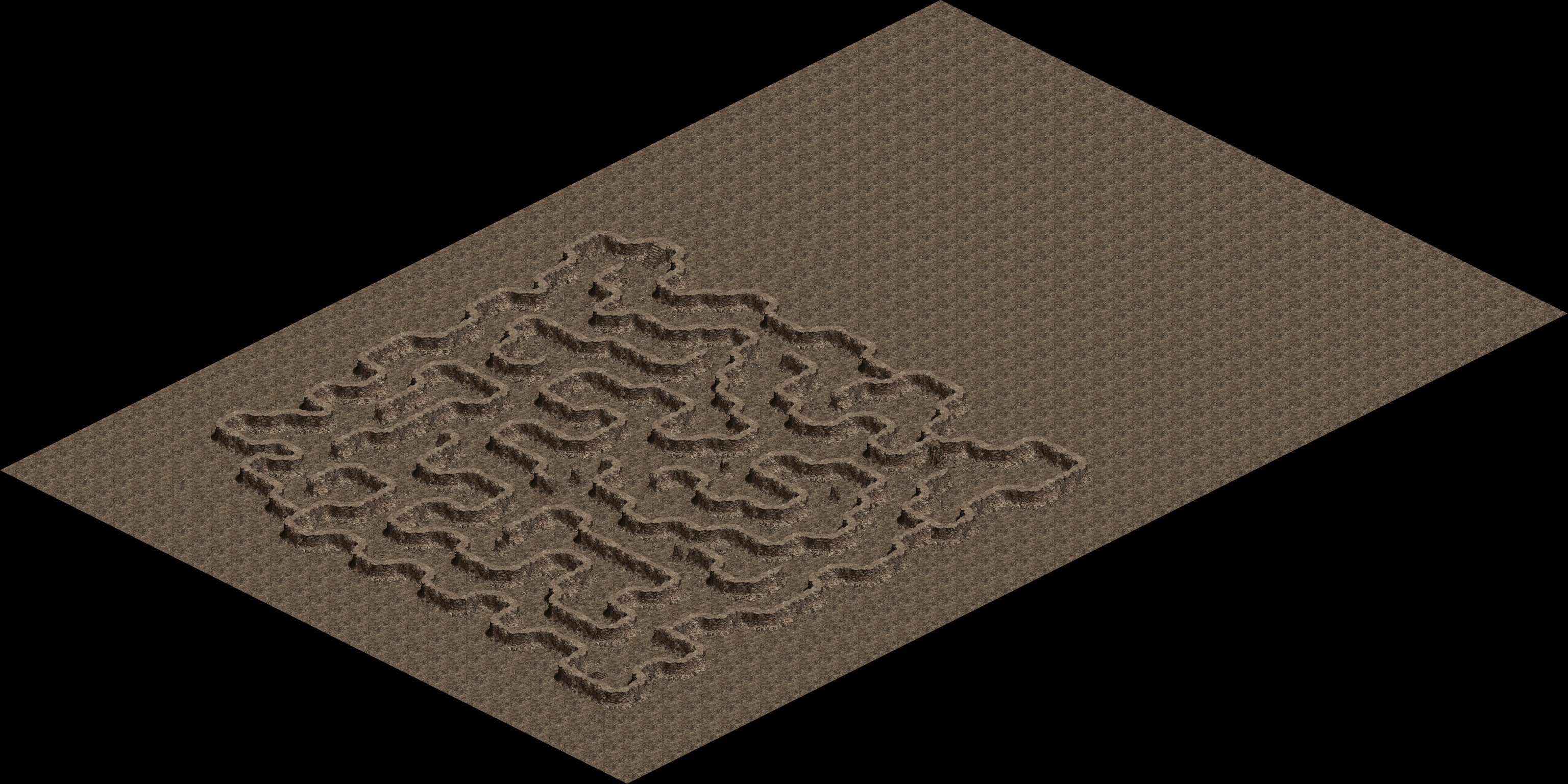 Silver Knight Training Cave 1f map